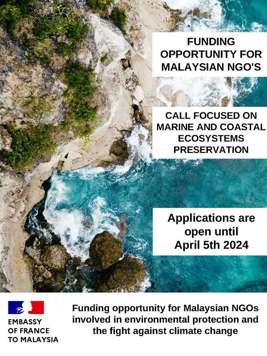 eposter EMBASSY OF FRANCE MOBILITY PROGRAMS FRENCH SCIENCES SCIENCES AND TECHNOLOGIES OF THE SEA SCHOLARSHIP MALAYSIAN NGO GRANT