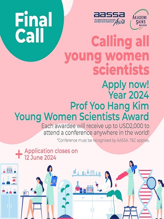 eposter FINAL CALL PROF YOO HANG KIM YOUNG WOMEN SCIENTISTS AWARD 2024