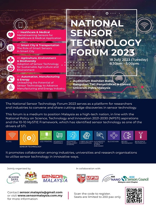 eposter NATIONAL SENSOR TECHNOLOGY FORUM 2023