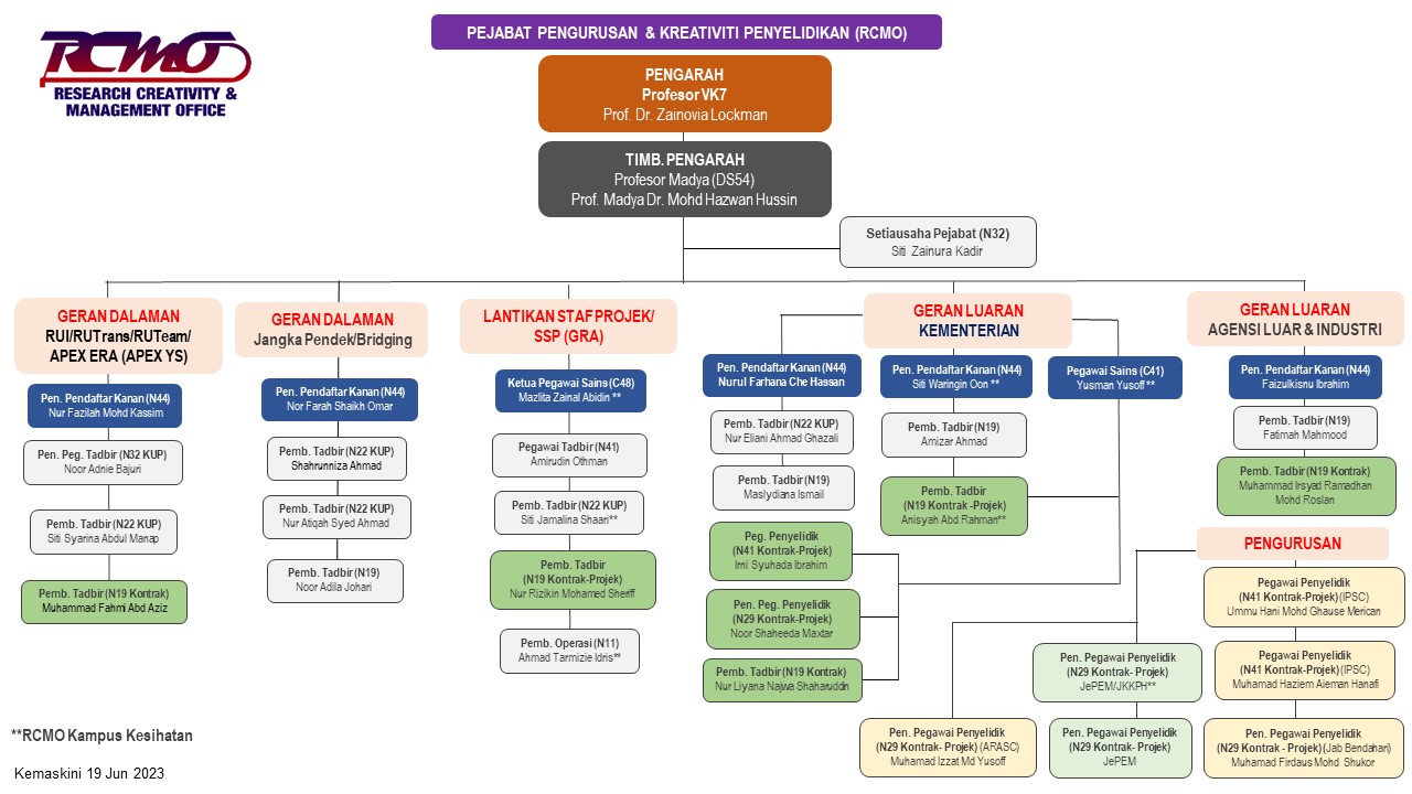 Organizational Chart of RCMO