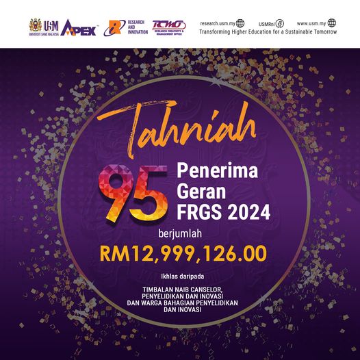 eposter TAHNIAH 95 PENERIMA GERAN FRGS 2024