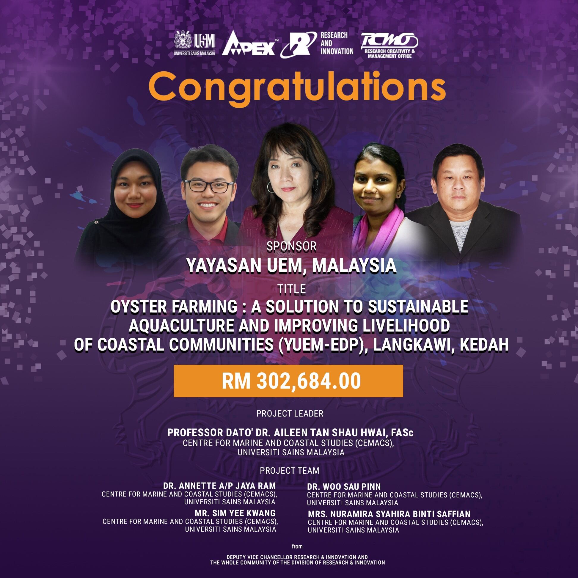 eposter TAHNIAH PROF DATO DR AILEEN TAN SHAU HWAI TAJAAN YAYASAN UEM MALAYSIA