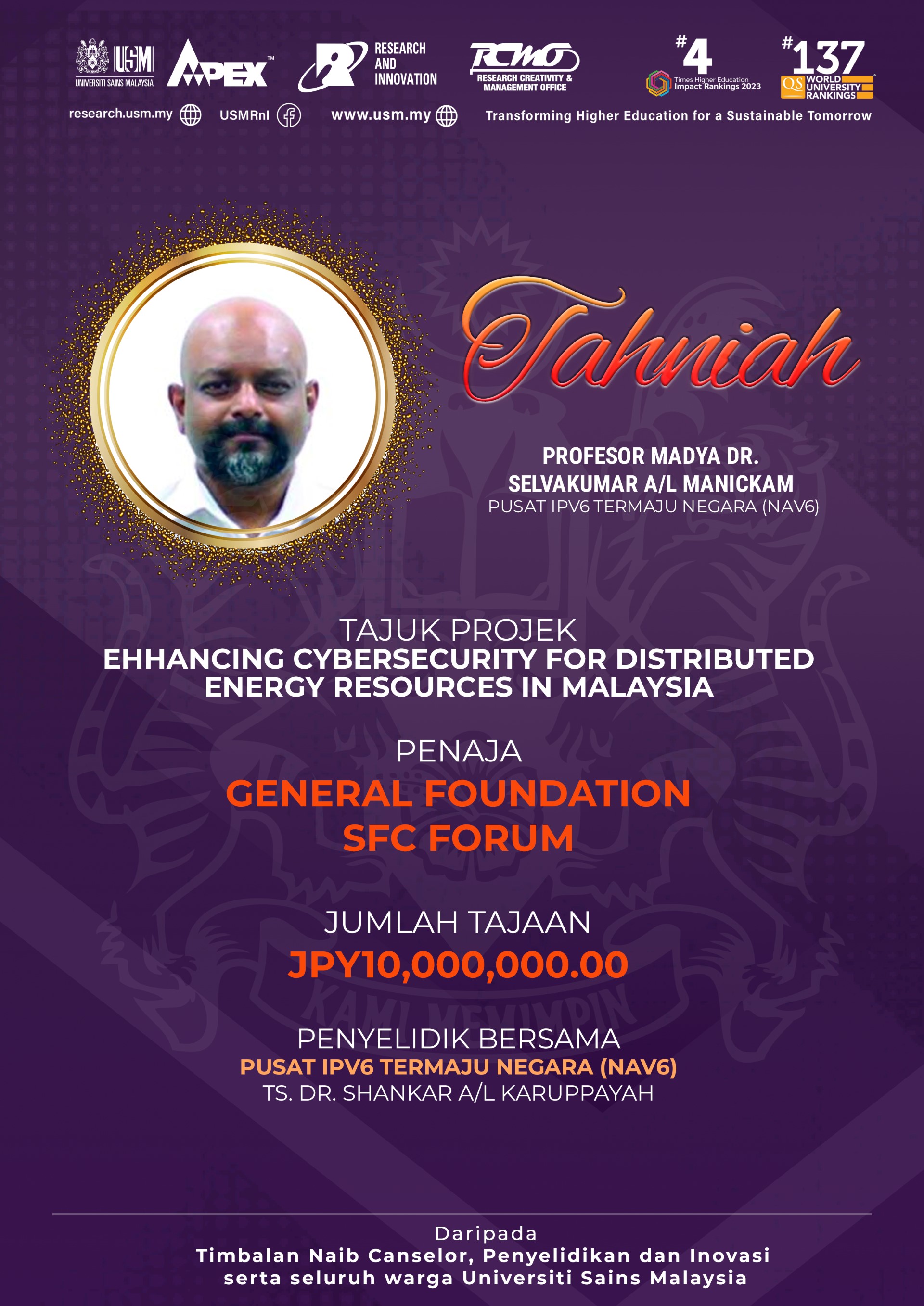 eposter TAHNIAH PROF MADYA DR SELVAKUMAR MANICKAM