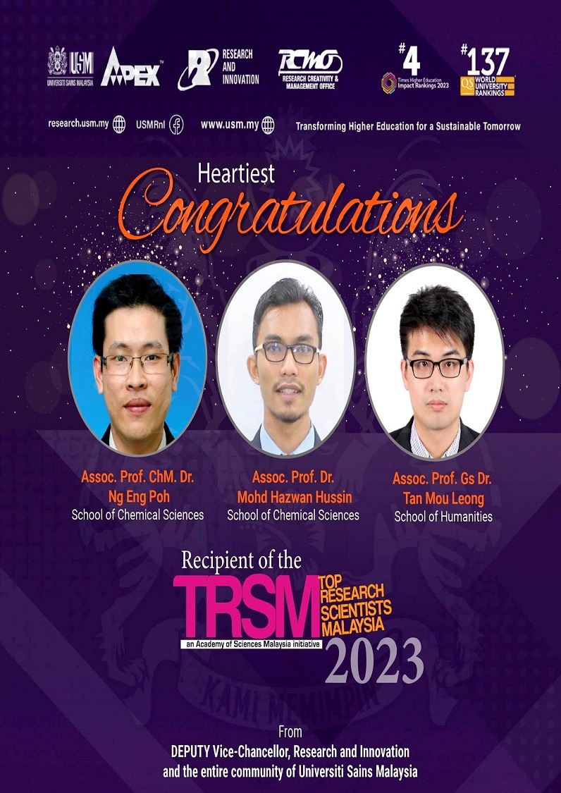 eposter CONGRATULATIONS RECIPIENT OF THE TOP RESEARCH SCIENTISTS MALAYSIA TRSM 2023 001