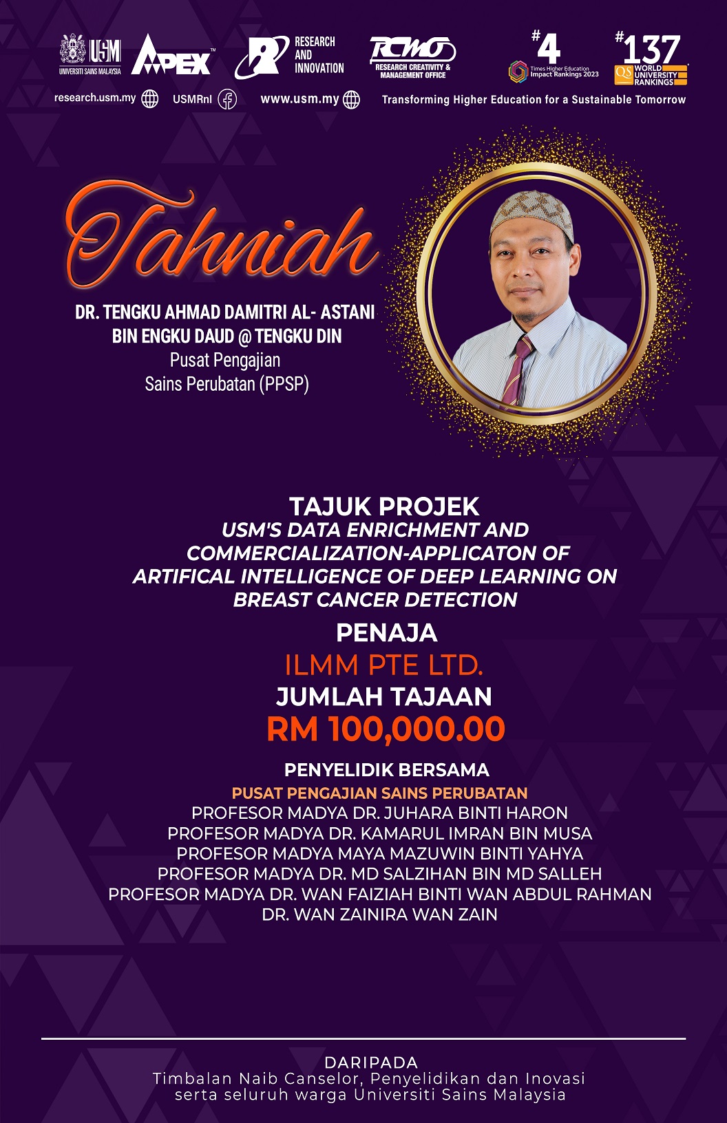 eposter TAHNIAH DR TENGKU AHMAD