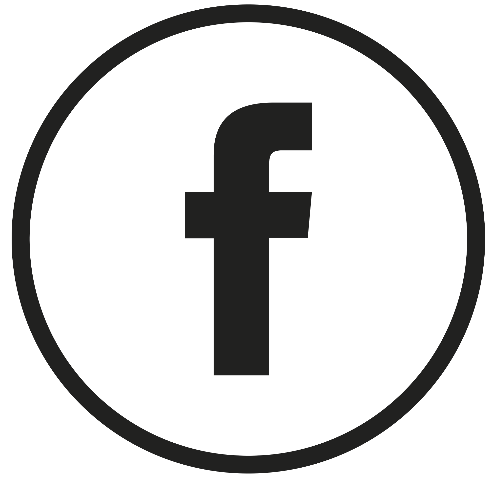 Icon Facebook In circle PNG