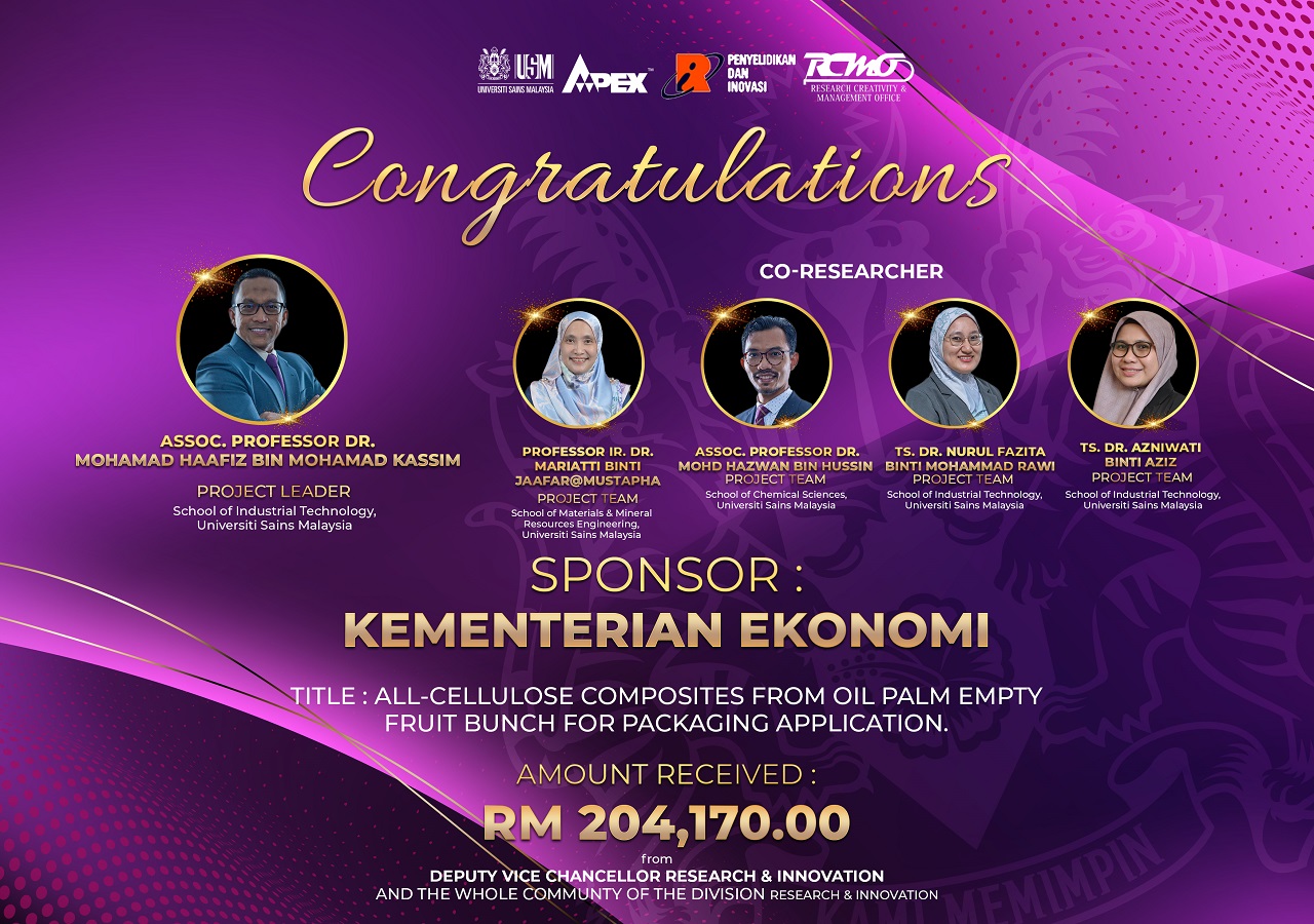 eposter TAHNIAH CELLULOSE COMPOSITES FROM OIL PALM EMPTY FRUIT BUNCH FOR PACKAGING APPLICATION 271124
