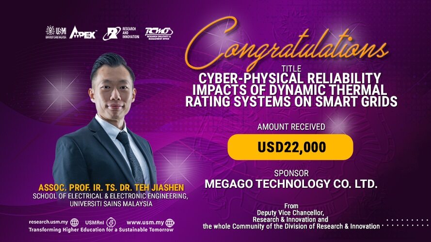 eposter TAHNIAH PROFESOR MADYA IR TS DR TEH JIASHEN TAJAAN MEGAGO TECHNOLOGY CO LTD