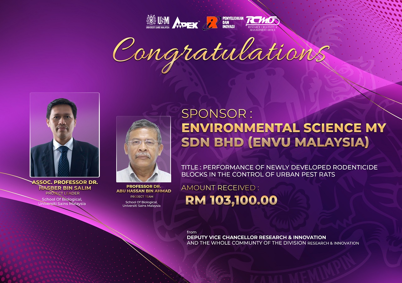 eposter TAHNIAH PROF MADYA DR HASBER BIN SALIM TAJAAN ENVIRONMENTAL SCIENCE MY SDN BHD ENVU MALAYSIA