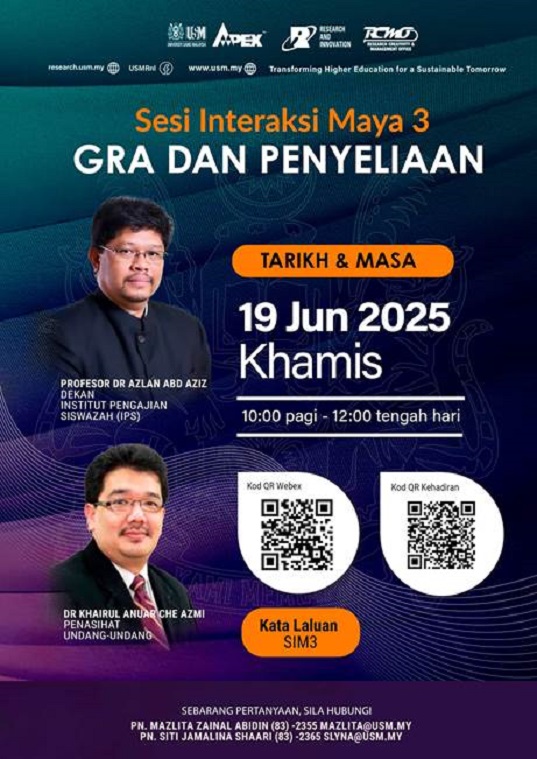 eposter HEBAHAN SESI 3 INTERAKSI MAYA GRA DAN PENYELIAAN
