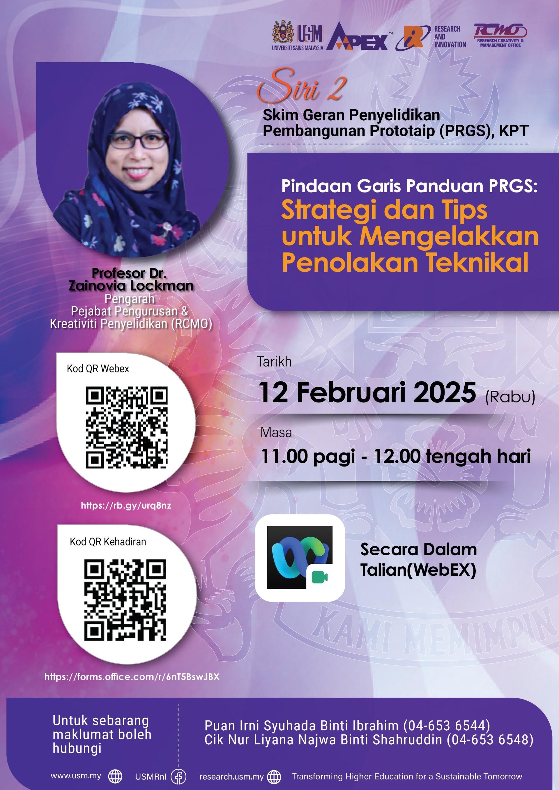 eposter SIRI II TAKLIMAT PINDAAN GARIS PANDUAN PRGS STRATEGI DAN TIPS UNTUK MENGELAKKAN PENOLAKAN TEKNIKAL